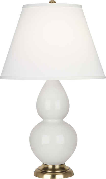 Robert Abbey 1680X One Light Accent Lamp, Lily Glazed Ceramic w/Antique Natural Brassed