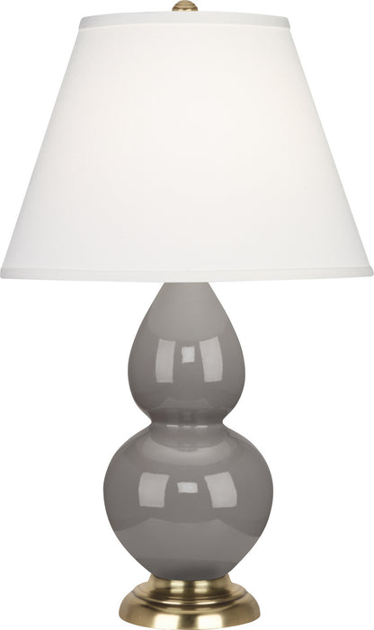 Robert Abbey 1768X One Light Accent Lamp, Smokey Taupe Glazed Ceramic