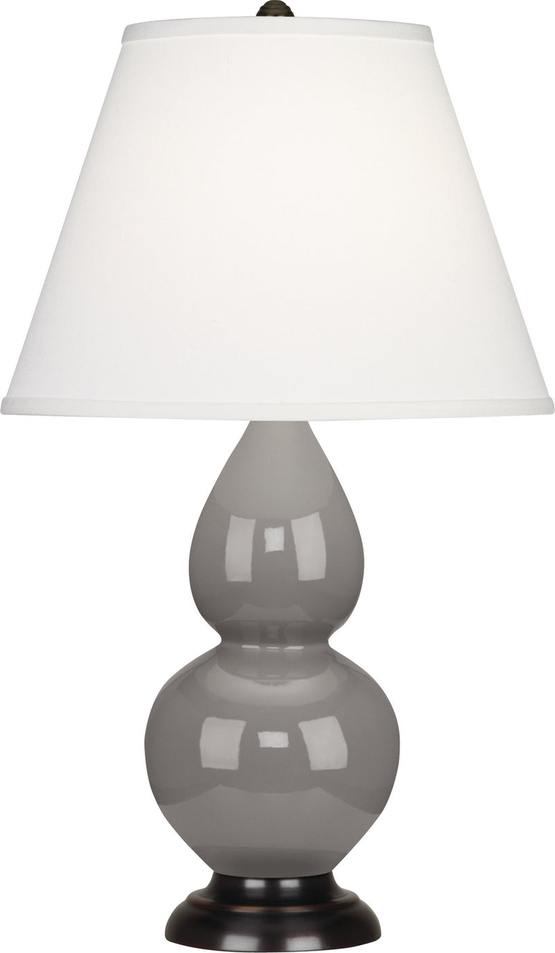 Robert Abbey 1769X One Light Accent Lamp, Smokey Taupe Glazed Ceramic