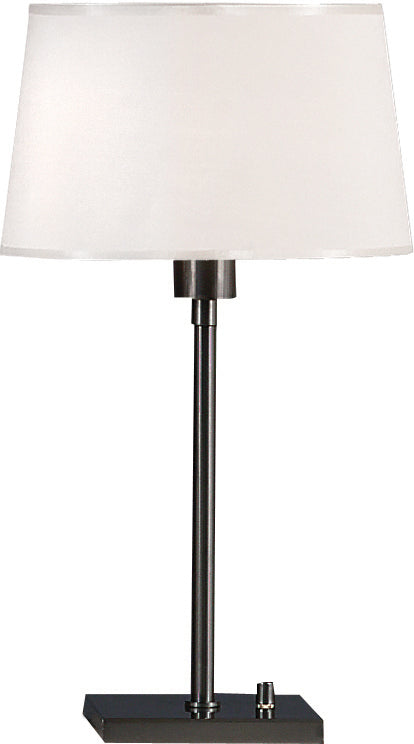 Robert Abbey 1822 One Light Table Lamp, Gunmetal Powder Coat over Steel