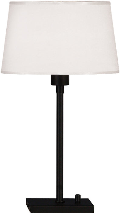 Robert Abbey 1832 One Light Table Lamp, Matte Black Powder Coat over Steel