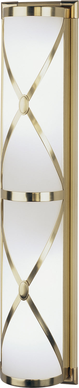 Robert Abbey 1987 Four Light Wall Sconce, Antique Brass