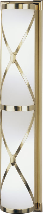 Robert Abbey 1987 Four Light Wall Sconce, Antique Brass