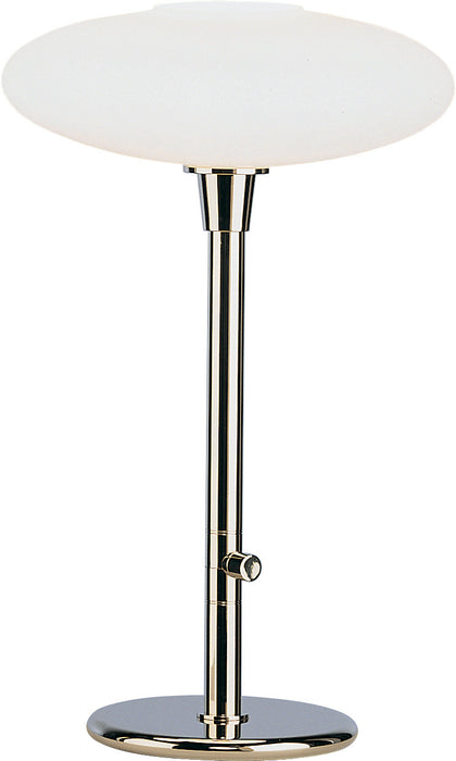 Robert Abbey 2044 One Light Table Lamp, Polished Nickel