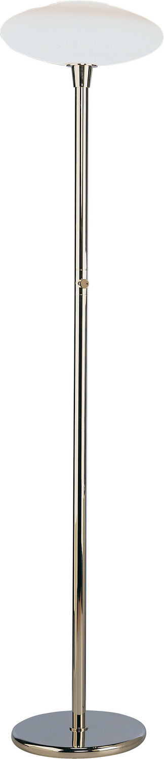 Robert Abbey 2045 One Light Torchiere, Polished Nickel