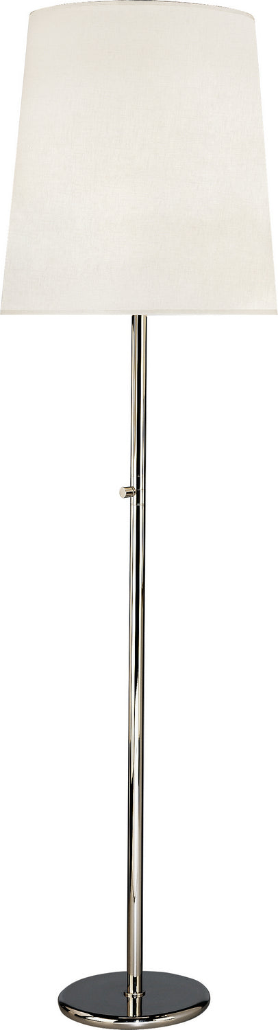Robert Abbey 2057W One Light Floor Lamp, Polished Nickel