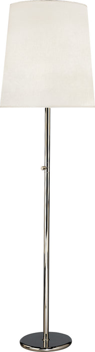Robert Abbey 2057W One Light Floor Lamp, Polished Nickel