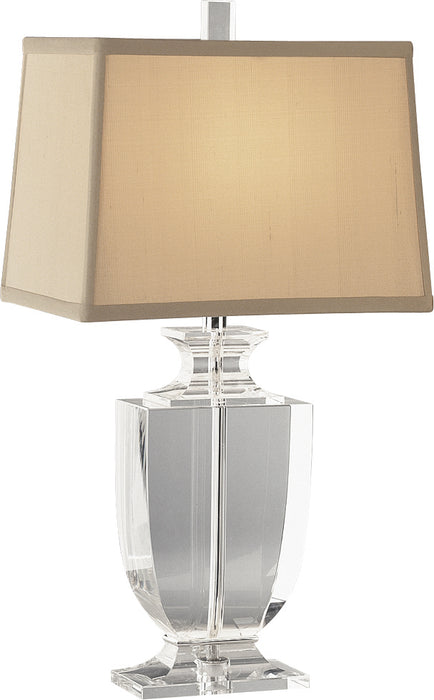 Robert Abbey 3329 One Light Accent Lamp, Clear Crystal w/Silver