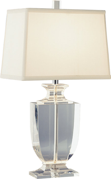Robert Abbey 3329W One Light Accent Lamp, Clear Crystal w/Silver