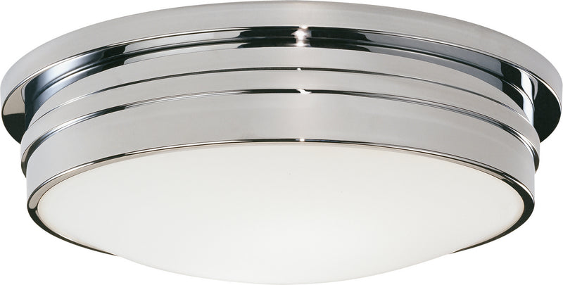 Robert Abbey C1317 Three Light Flushmount, Polished Chrome