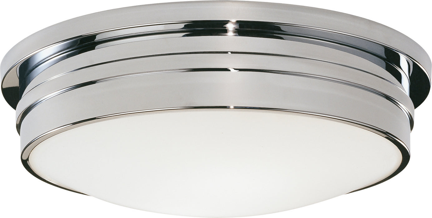 Robert Abbey C1317 Three Light Flushmount, Polished Chrome