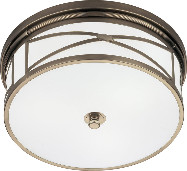 Robert Abbey D1985 Three Light Flushmount, Dark Antique Nickel