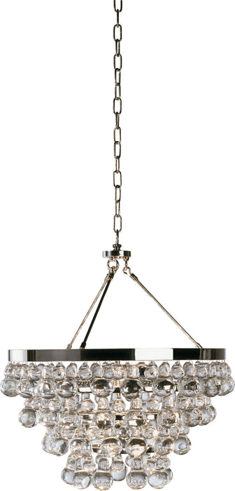 Robert Abbey S1000 Four Light Chandelier, Polished Nickel