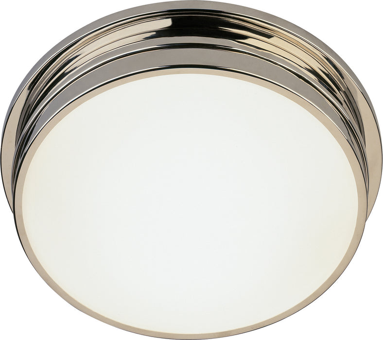 Robert Abbey S1314 Two Light Flushmount, Polished Nickel