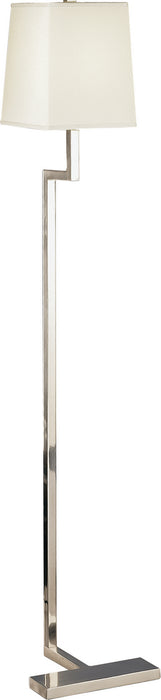 Robert Abbey S149 One Light Floor Lamp, Antique Silver