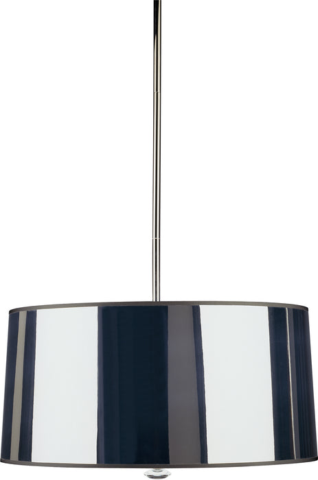 Robert Abbey S808 Three Light Pendant, Polished Nickel