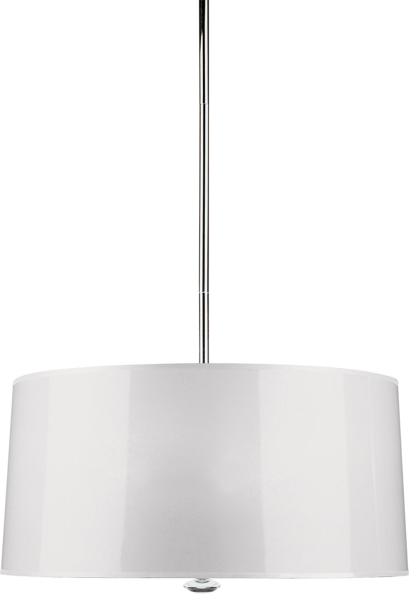 Robert Abbey W808 Three Light Pendant, Polished Nickel