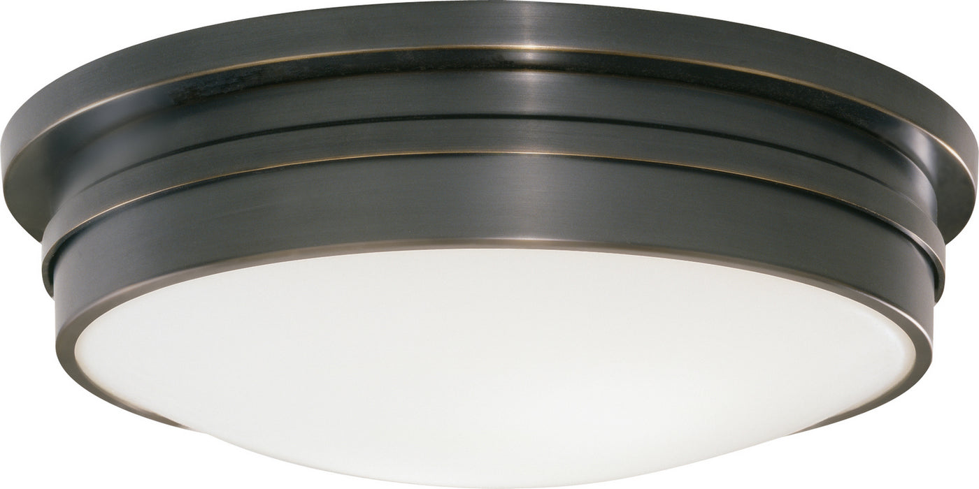 Robert Abbey Z1317 Three Light Flushmount, Deep Patina Bronze