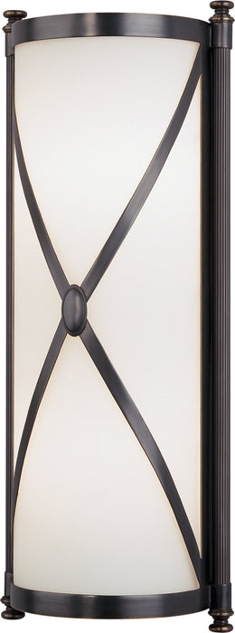 Robert Abbey Z1986 Two Light Wall Sconce, Deep Patina Bronze
