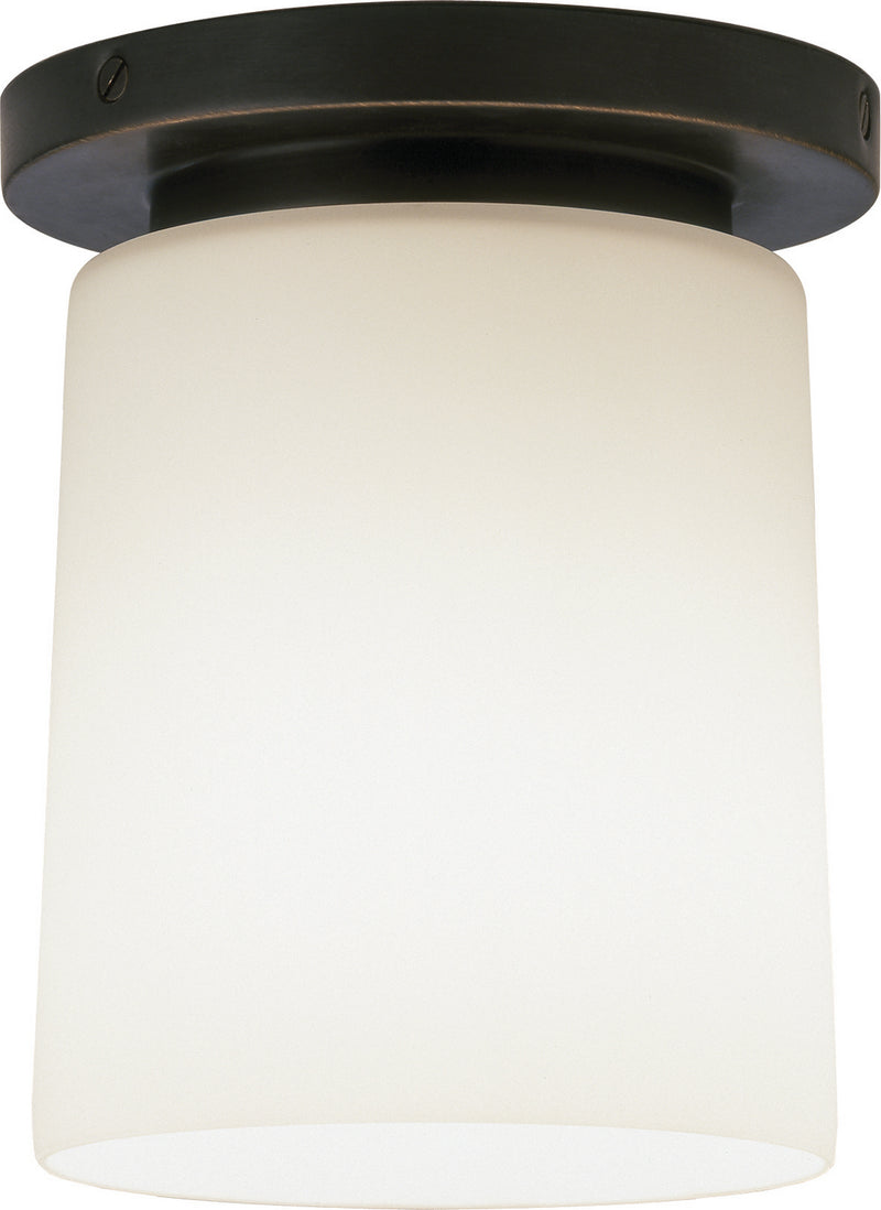 Robert Abbey Z2058 One Light Flushmount, Deep Patina Bronze