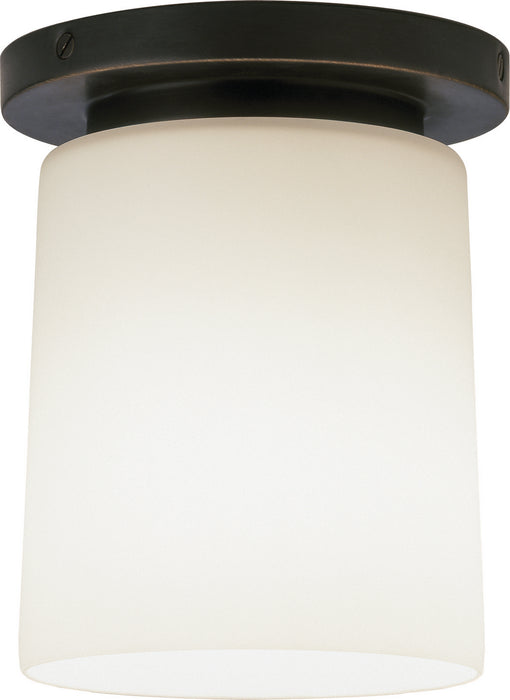 Robert Abbey Z2058 One Light Flushmount, Deep Patina Bronze