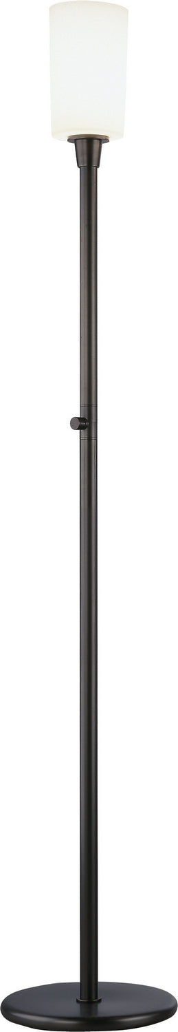 Robert Abbey Z2068 One Light Torchiere, Deep Patina Bronze