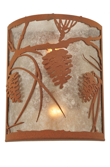 Meyda Tiffany 110930 Two Light Wall Sconce, Earth