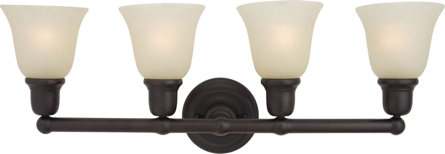 Maxim 11089SVOI Four Light Bath Vanity, Oil Rubbed Bronze