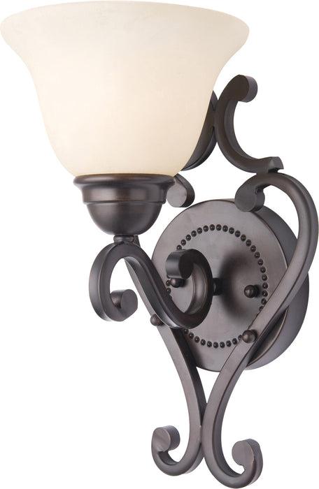 Maxim 12211FIOI One Light Wall Sconce, Oil Rubbed Bronze
