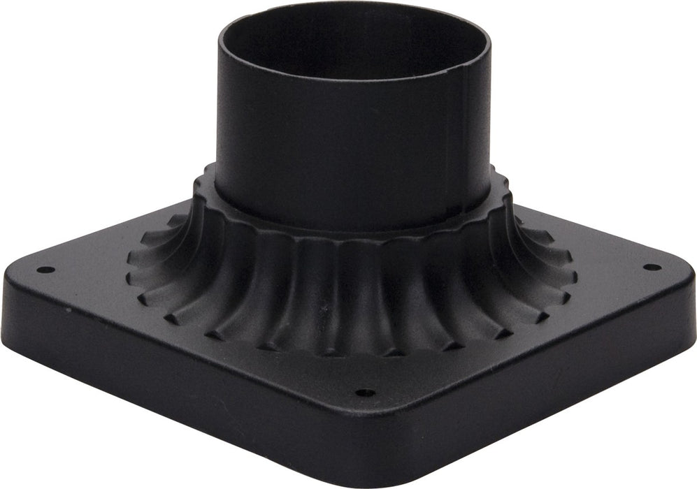 Maxim 2001BK Outdoor Essentials Cast Pier Mount, Black