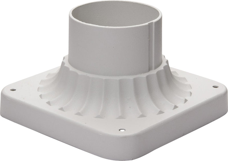Maxim 2001WT Outdoor Essentials Cast Pier Mount, White