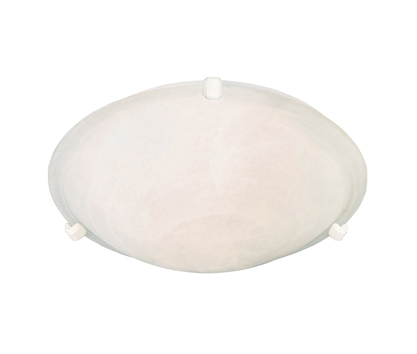 Maxim 2680MRWT Two Light Flush Mount, White