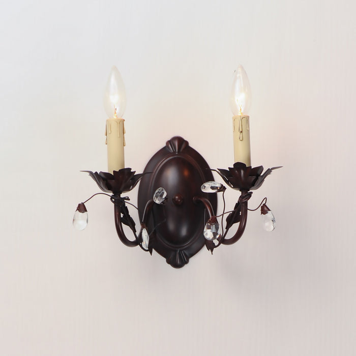 Maxim 2857OI Two Light Wall Sconce, Oil Rubbed Bronze