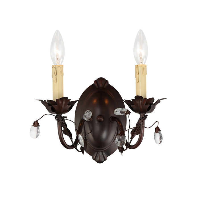 Maxim 2857OI Two Light Wall Sconce, Oil Rubbed Bronze