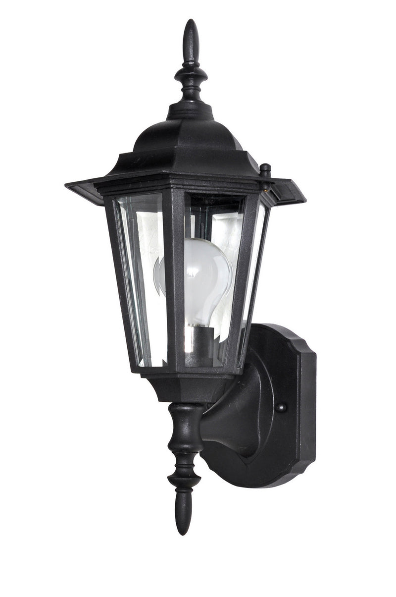 Maxim 3000CLBK One Light Outdoor Wall Lantern, Black