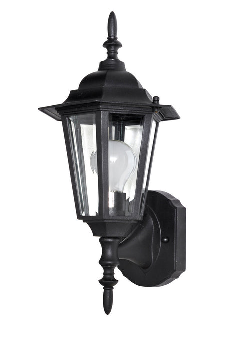 Maxim 3000CLBK One Light Outdoor Wall Lantern, Black