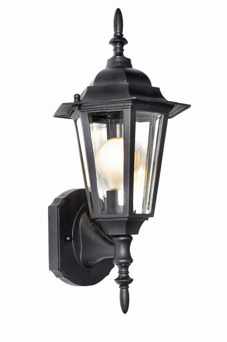 Maxim 3000CLBK One Light Outdoor Wall Lantern, Black
