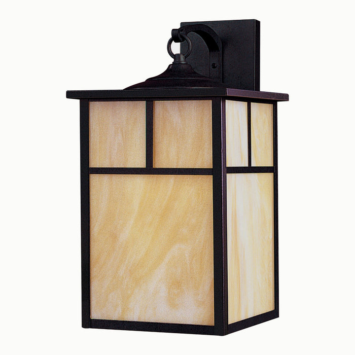 Maxim 4054HOBU One Light Outdoor Wall Lantern, Burnished
