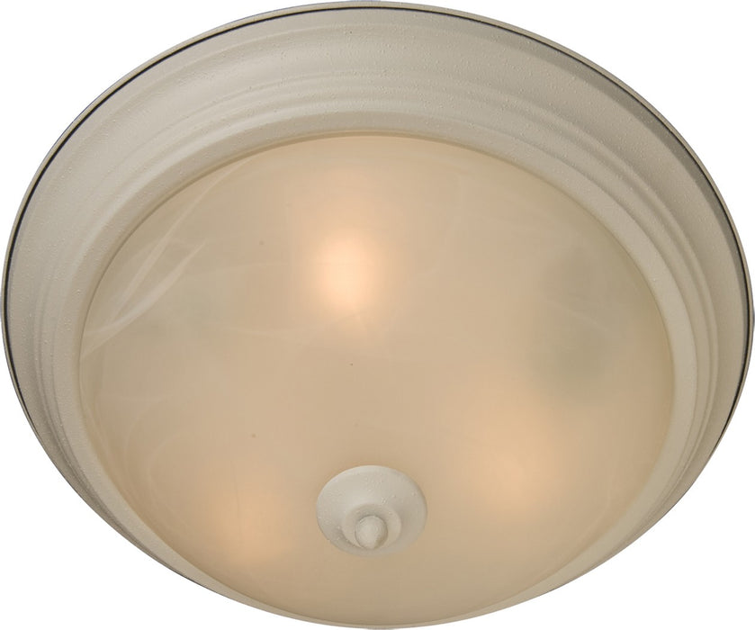 Maxim 5842MRTW Three Light Flush Mount, Textured White