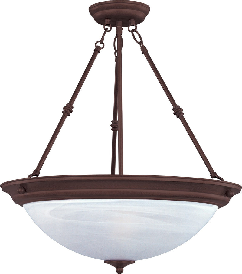 Maxim 5845MROI Three Light Pendant, Oil Rubbed Bronze