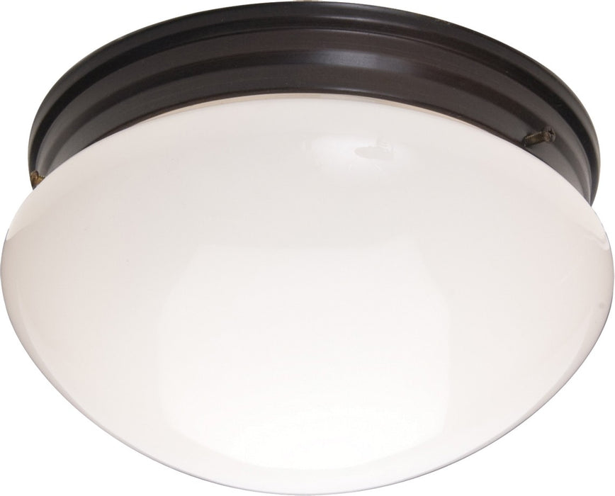 Maxim 5881WTOI Two Light Flush Mount, Oil Rubbed Bronze