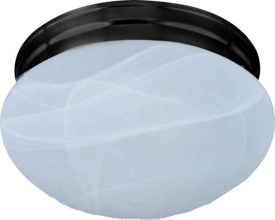 Maxim 5884MROI One Light Flush Mount, Oil Rubbed Bronze
