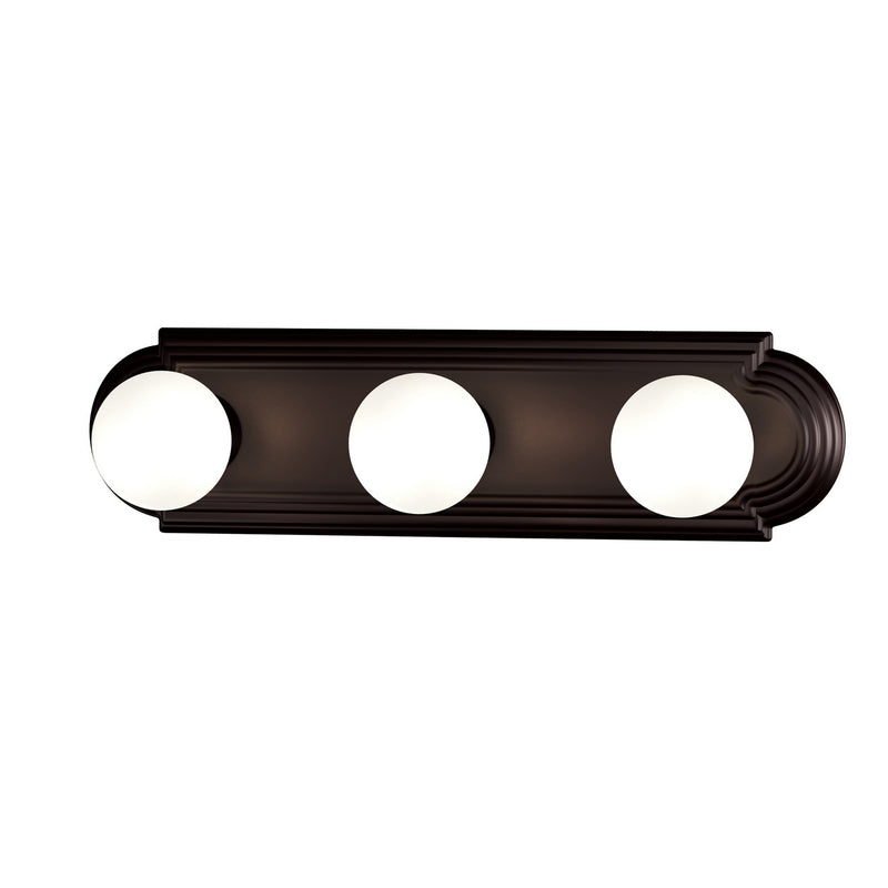 Maxim 7123OI Three Light Bath Vanity, Oil Rubbed Bronze