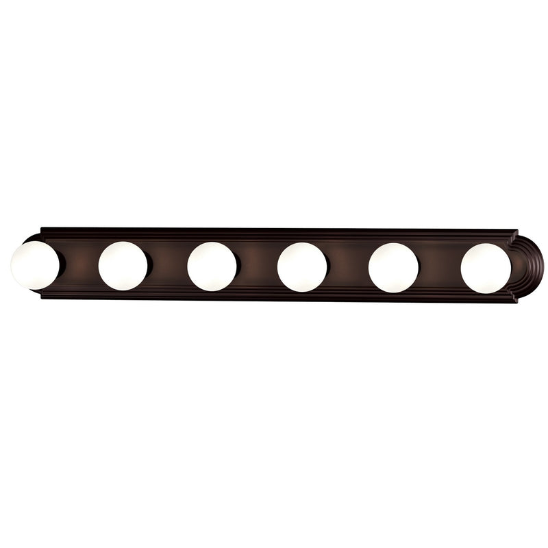 Maxim 7126OI Six Light Bath Vanity, Oil Rubbed Bronze