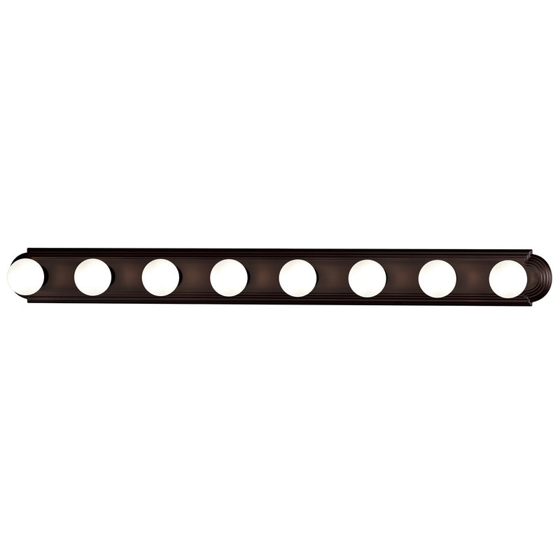 Maxim 7128OI Eight Light Bath Vanity, Oil Rubbed Bronze