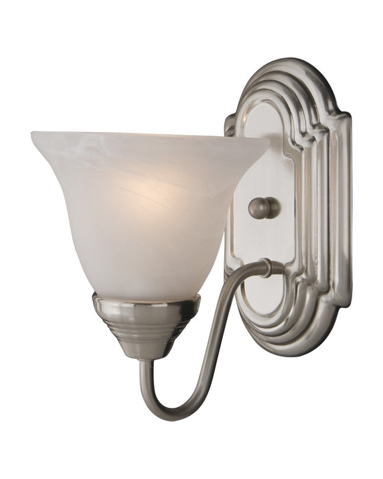 Maxim 8011MRSN One Light Wall Sconce, Satin Nickel