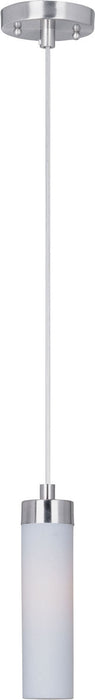 Maxim 53009WTSN One Light Mini Pendant, Satin Nickel