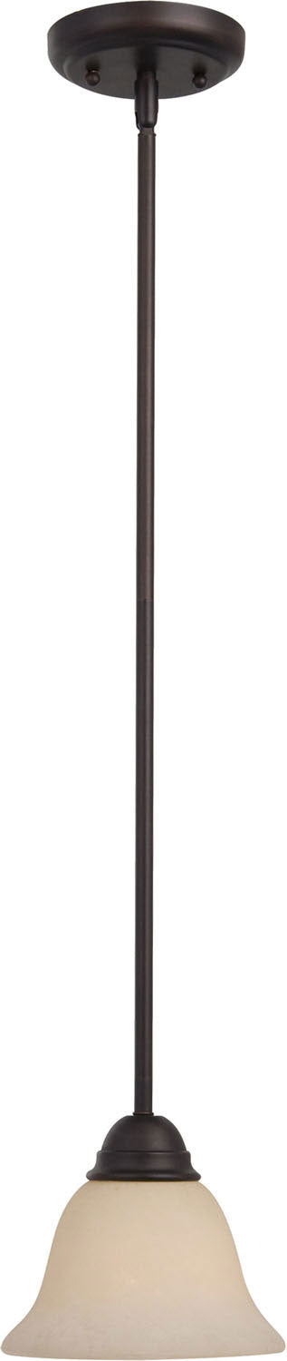 Maxim 92200FIOI One Light Mini Pendant, Oil Rubbed Bronze