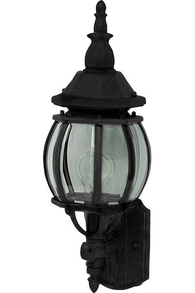 Maxim 1032BK One Light Outdoor Wall Lantern, Black