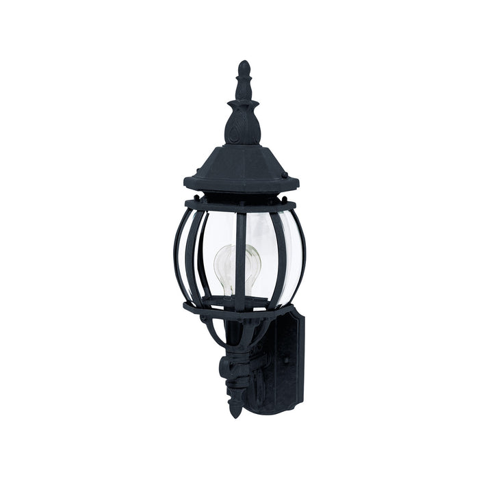 Maxim 1032BK One Light Outdoor Wall Lantern, Black